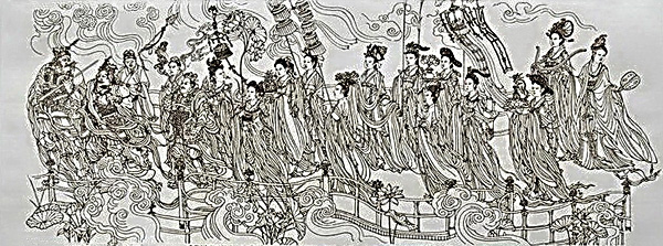 中華民国十五年內政部封　名家 【徐悲鴻】氏の書卷绘、卷绘封箱 旧蔵 王福厂隸書宋元四家詩| Wang Fu'an, Poems in Lishu | Fine