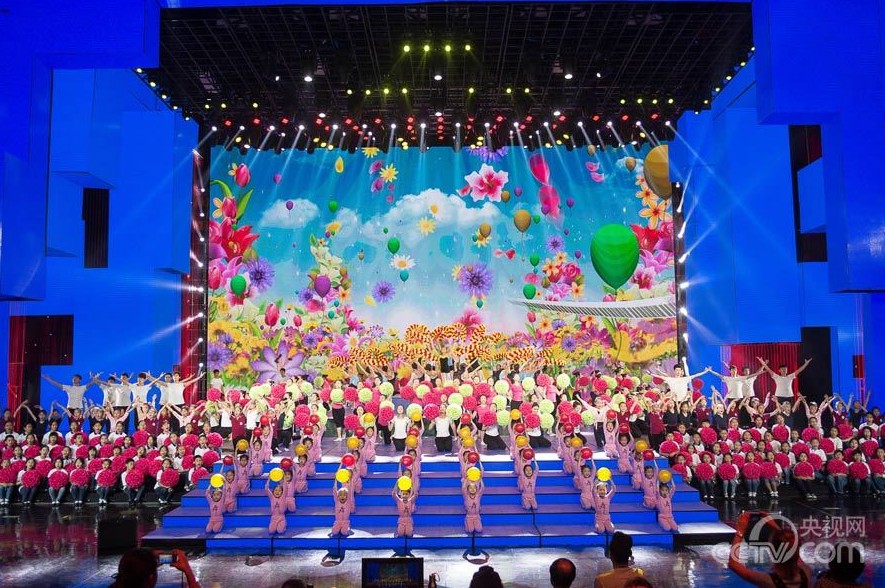 2015央视"六一"联欢晚会彩排进行中