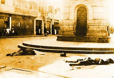 守之带着相机,随"中支派遣军田中芳部队水野队"从日本神户港登陆上海