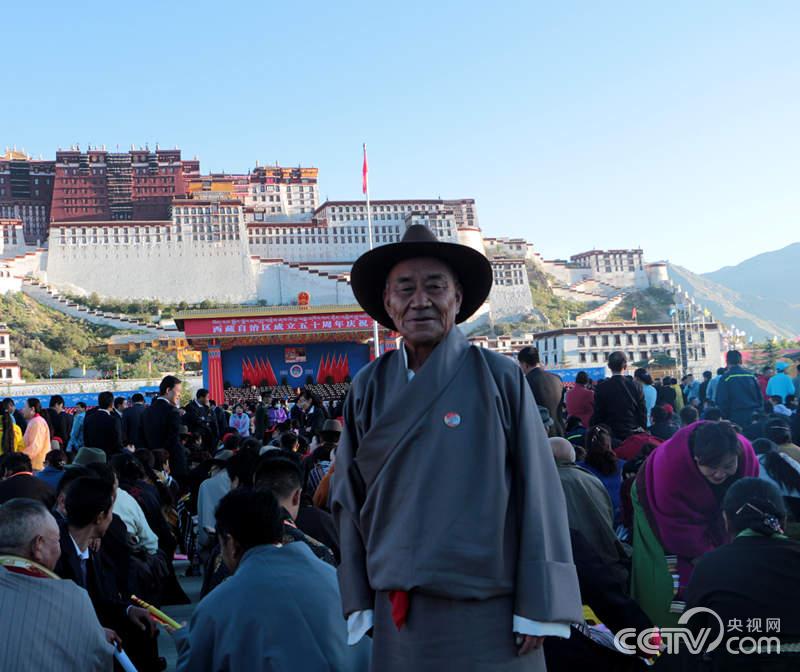 古稀老人索朗巴珠