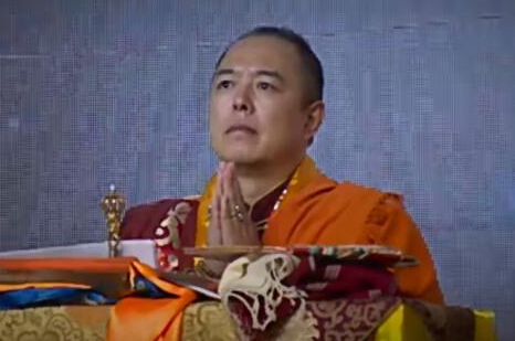 张铁林"坐床"仪式