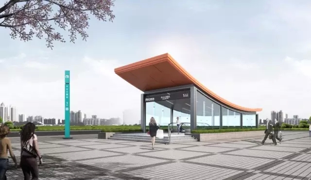 地铁出入口候选设计方案出炉啦15款哪个是你心头爱