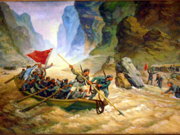 长征秘闻是谁帮助红军安然渡过金沙江