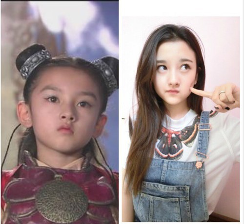 童星大小时候照片pk,哪些是长得越来越好看的?