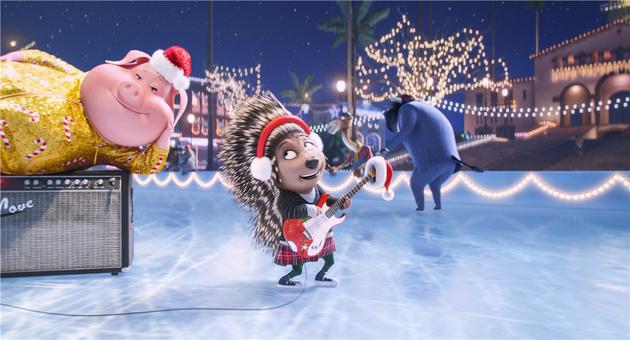 欢乐好声音送圣诞祝福金猪放飞献唱