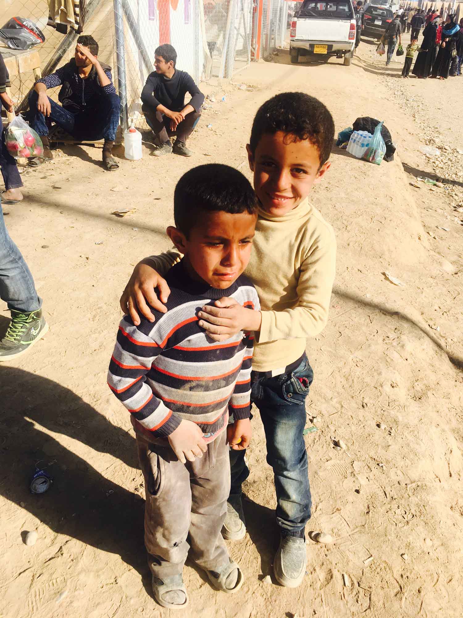 【组图】伊拉克:从摩苏尔逃出的孩子们