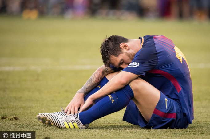 国际冠军杯-巴萨2:1尤文 梅西尽显疲态