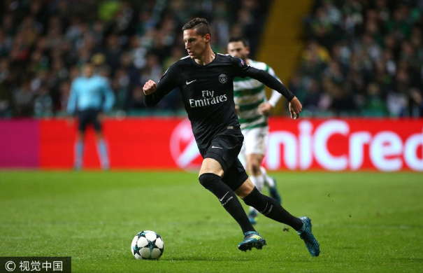 欧冠:巴黎5-0凯尔特人 德拉克斯勒衔枚疾走