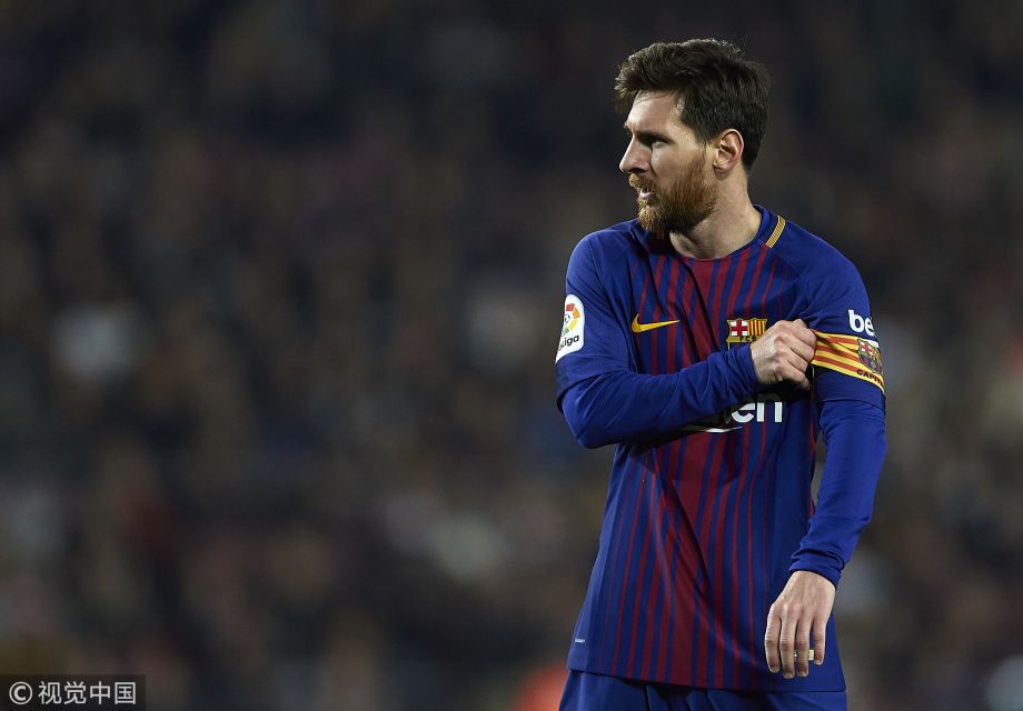 国王杯-巴萨2-0逆转 梅西攻入诺坎普第4000球