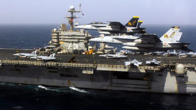 资料图:美国海军cvn-75杜鲁门号航空母舰