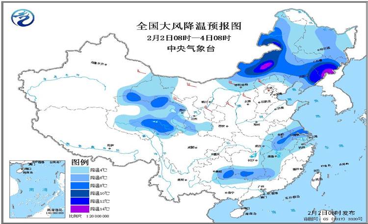 春节前期全国大部无明显降温后期中东部或有降雪