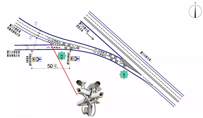 厦门6个路段将试点拉链式交替通行新规,违者罚150元!