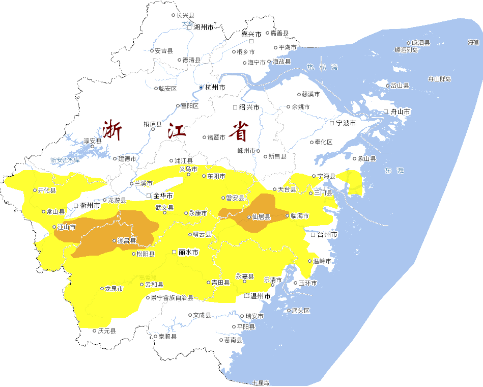 浙江省汛情总体稳定 今晚到明天强降雨将继续