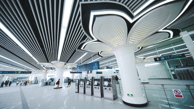 北京地铁大兴机场线下月底开通 支持“刷脸乘车”