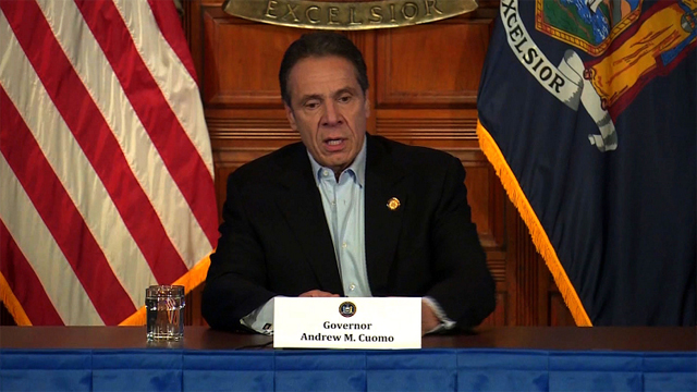 纽约州长病毒从欧洲传入本地而非中国