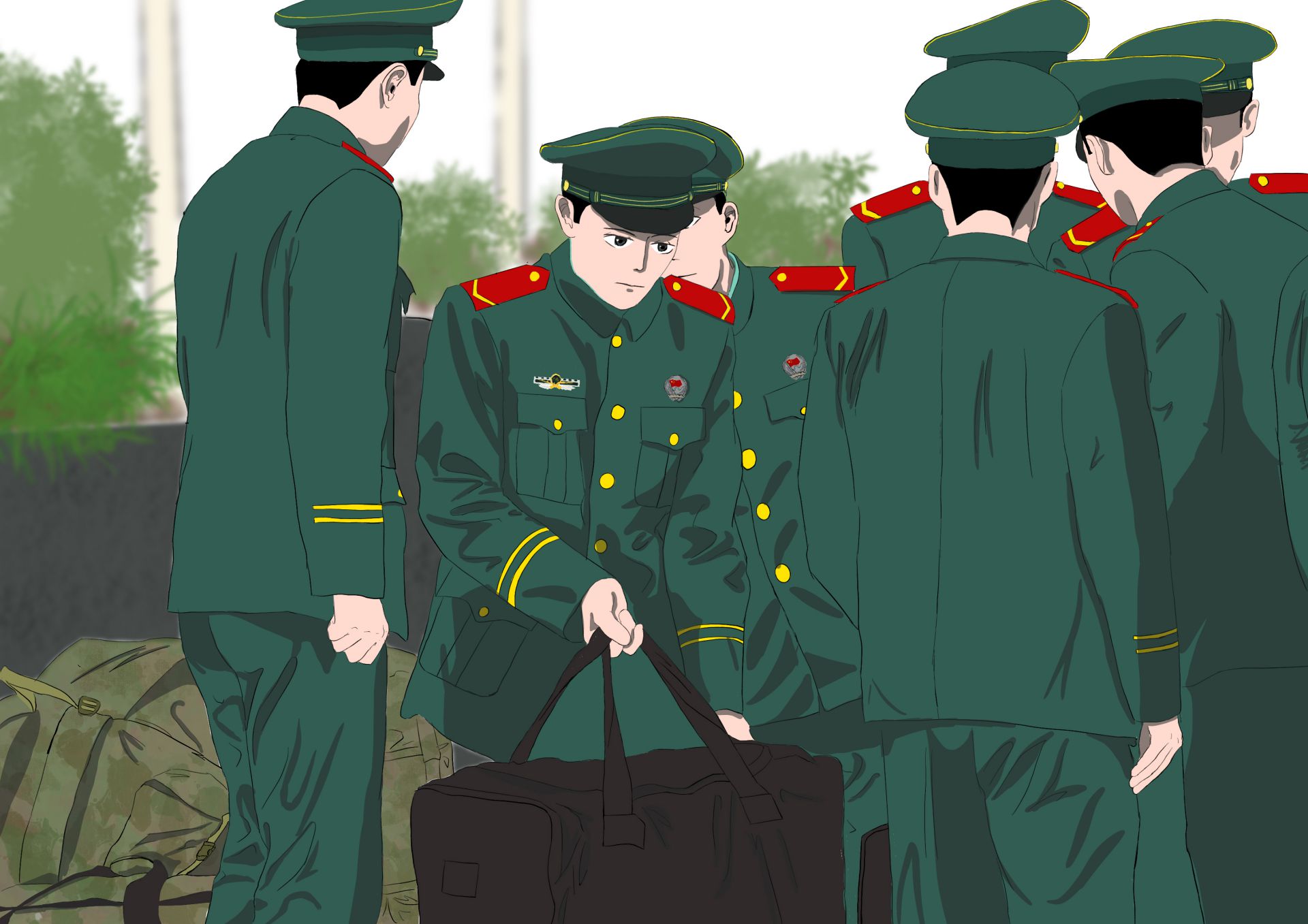 军漫今天新兵毕业啦