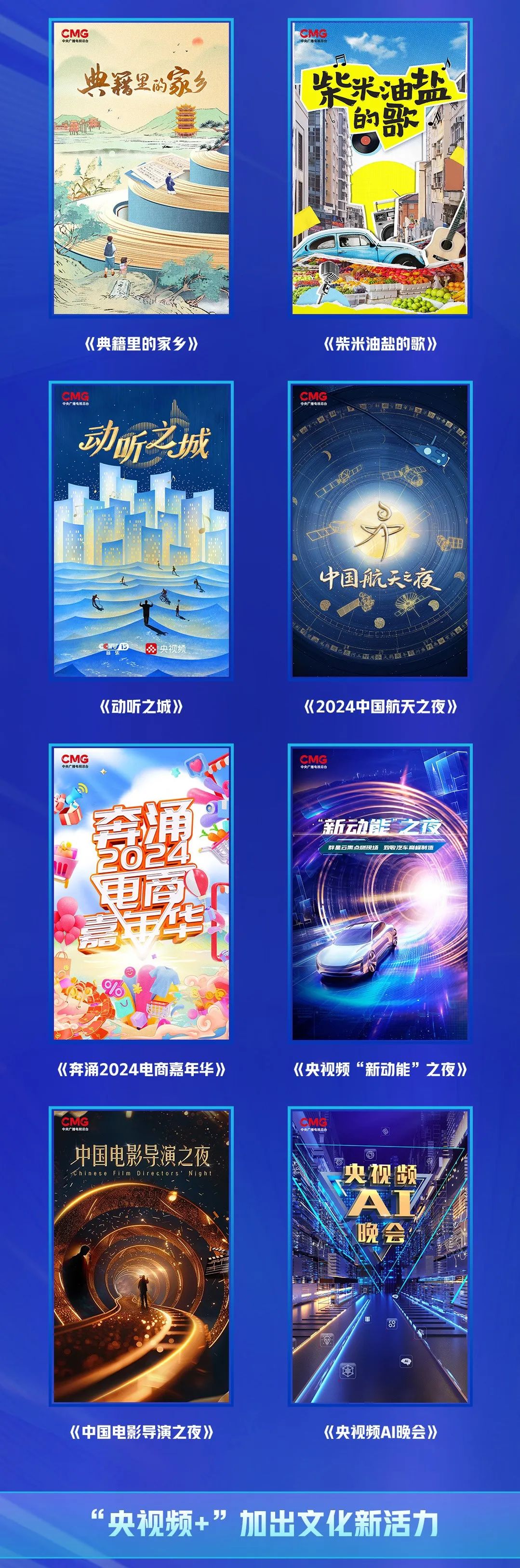 未来之频 “+”速向新!中央广播电视总台央视频2024年精品节目片单发布_广告频道_央视网(cctv.com)