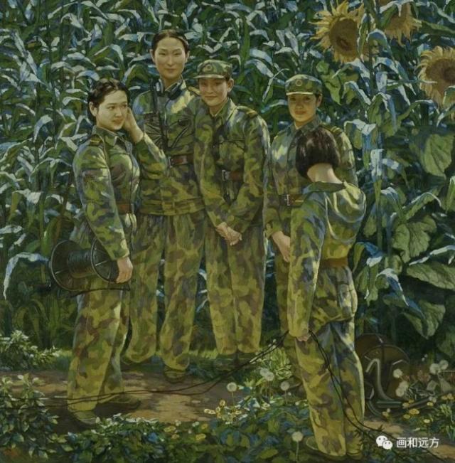 绿色年华  160X160cm 1997年