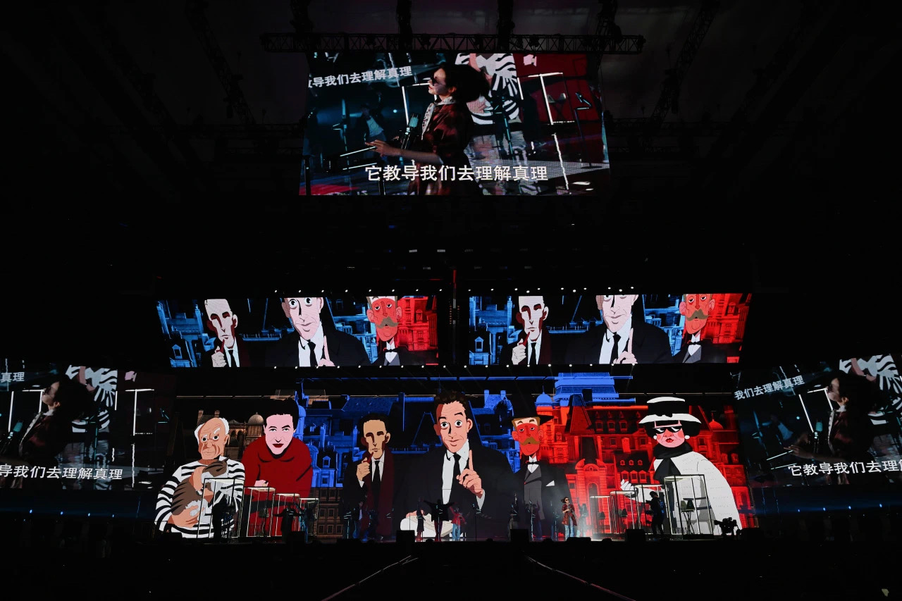 音乐话剧《受到召唤&middot;敦煌》北京演出现场 