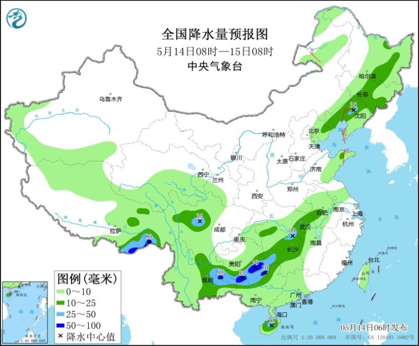 这些地区气温将超过35℃!华北东北多发强对流天气 南方降雨将向东发展