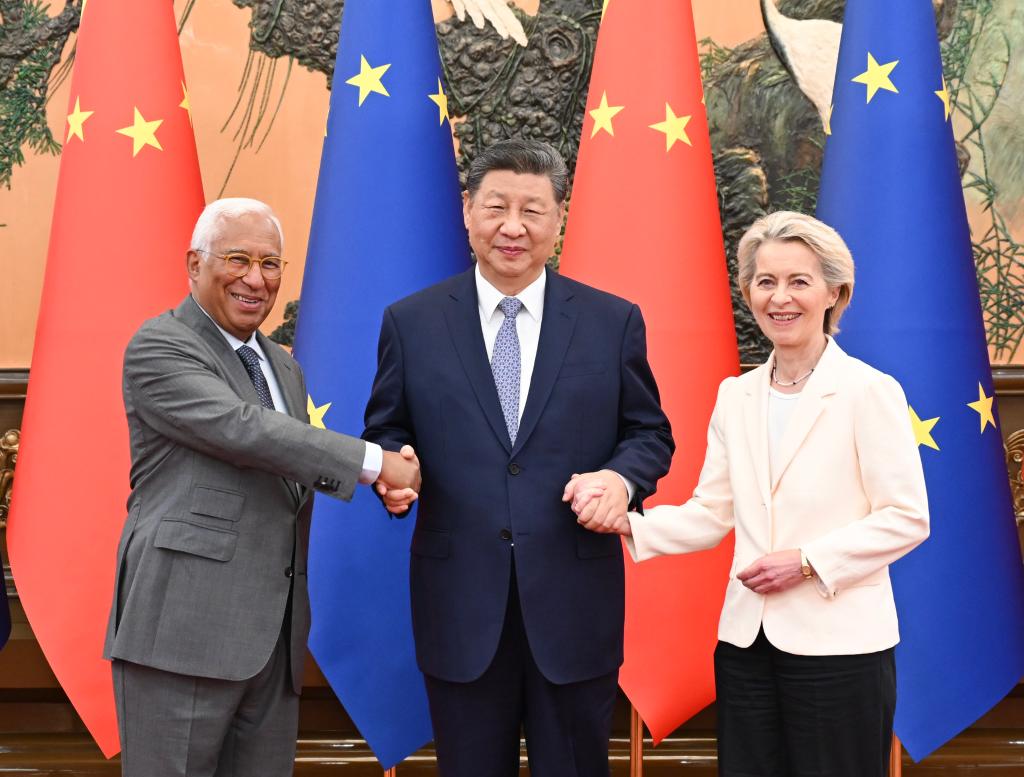 China, EU leaders chart course for future cooperation amid global ...