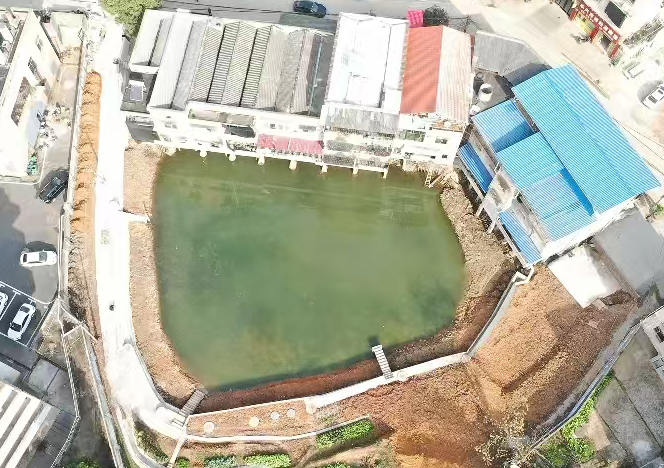 治理后的湘潭县射埠镇厚皮塘