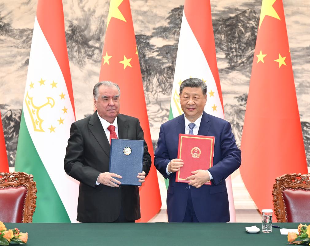 Chinese President Xi Jinping and Tajikistan