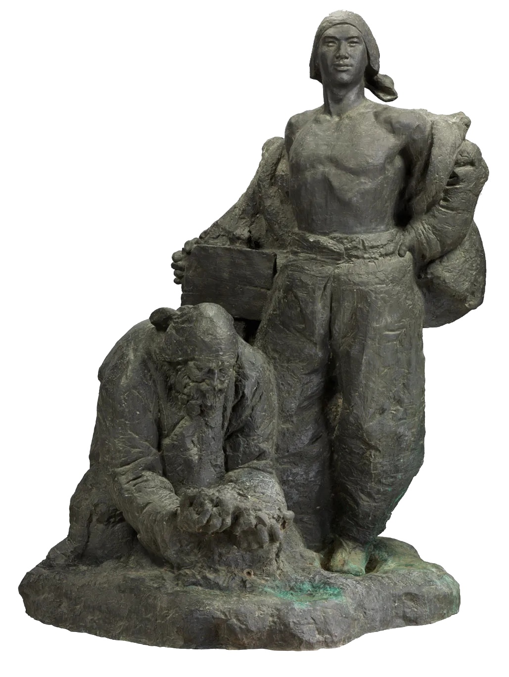 翻身农民  作者：潘鹤  年代：1959年  材质：铜